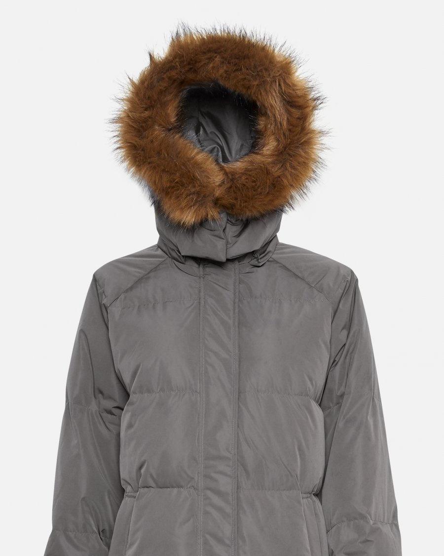 MSCH Copenhagen - Skylar Down Hood Faux Fur Jacket