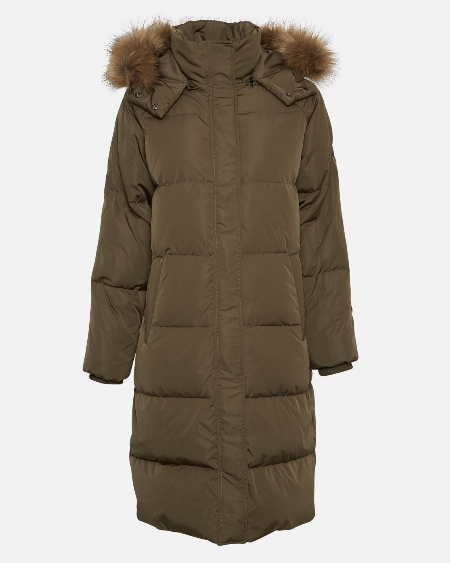 MSCH Copenhagen - Skylar Down Hood Faux Fur Jacket