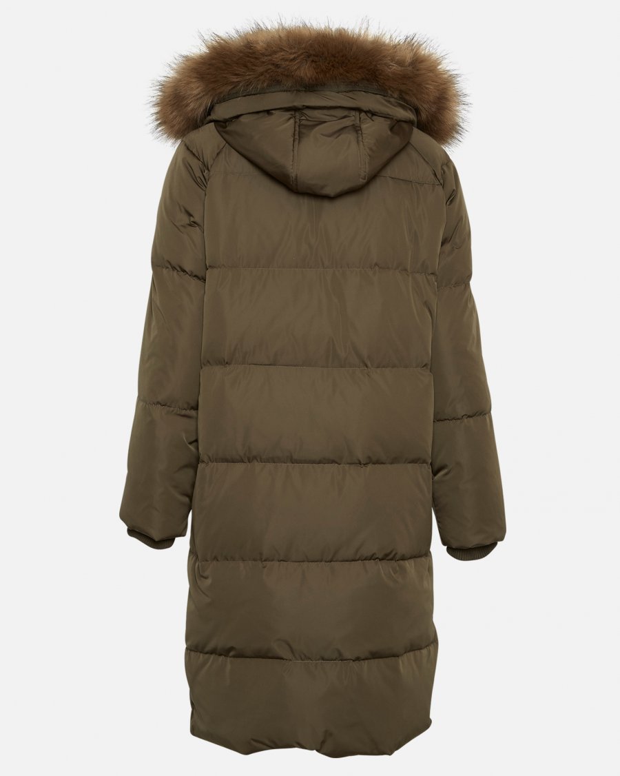 MSCH Copenhagen - Skylar Down Hood Faux Fur Jacket