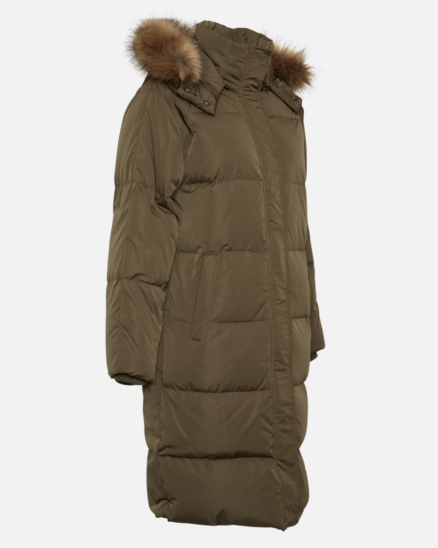 MSCH Copenhagen - Skylar Down Hood Faux Fur Jacket