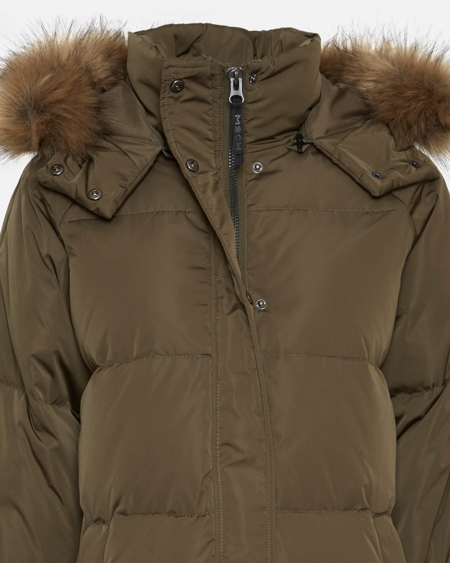 MSCH Copenhagen - Skylar Down Hood Faux Fur Jacket