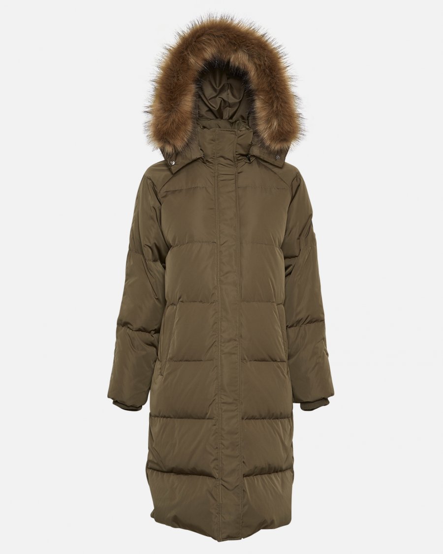 MSCH Copenhagen - Skylar Down Hood Faux Fur Jacket