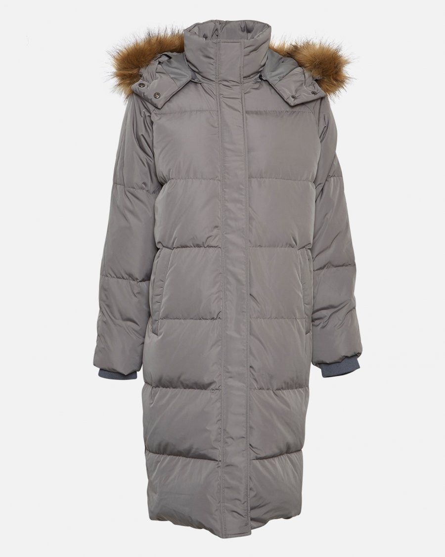 MSCH Copenhagen - Skylar Down Hood Faux Fur Jacket