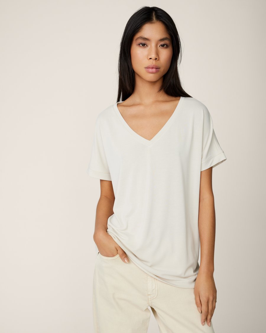 MSCH Copenhagen - MSCHFenya Modal V Neck Tee