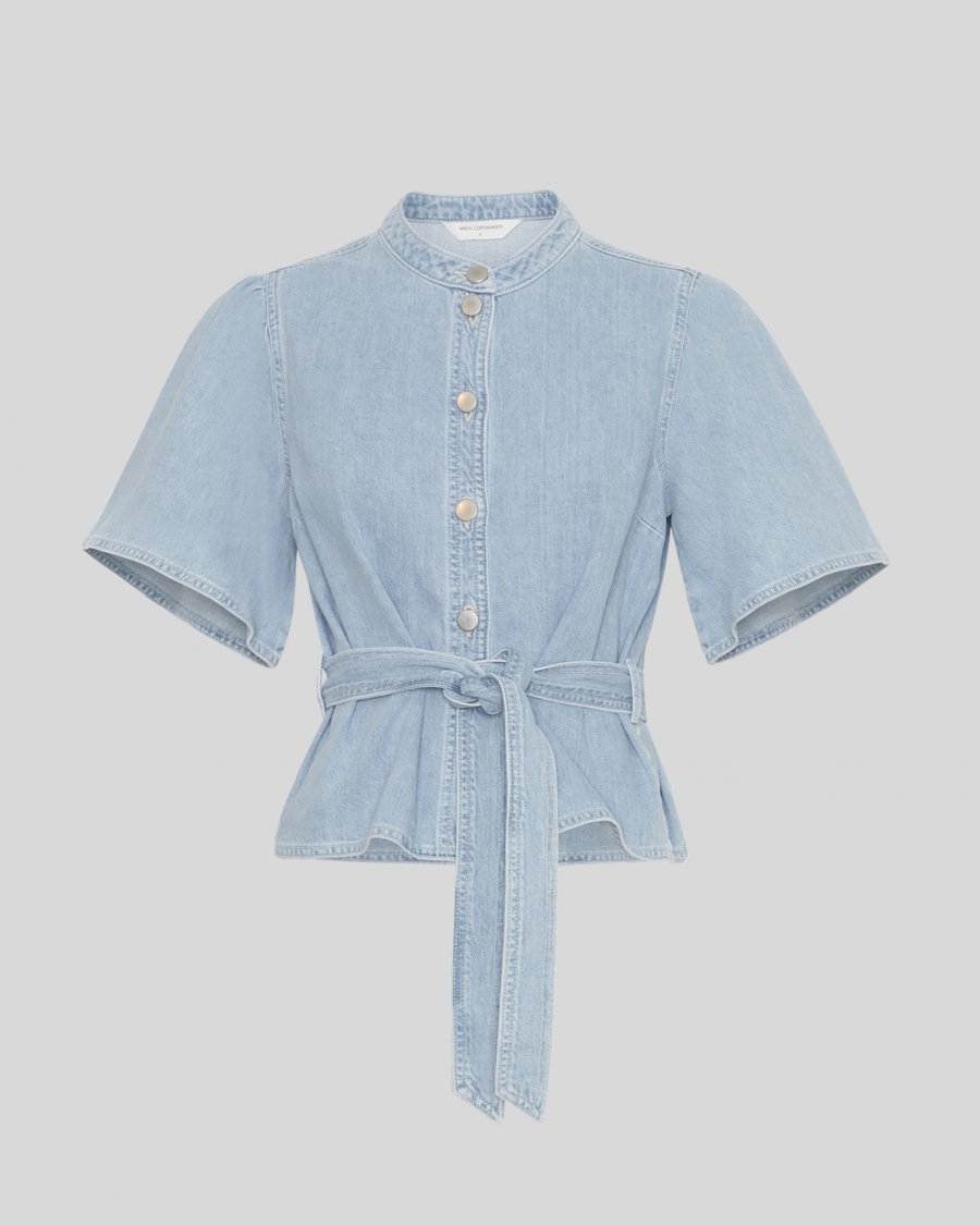 MSCH Copenhagen - MSCHIngrid Lis 2/4 Denim Belt Shirt