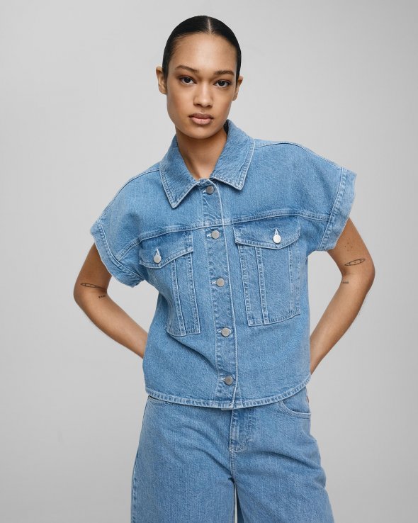 MSCH Copenhagen - MSCHElida Ada SS Denim Shirt