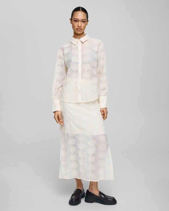 MSCH Copenhagen - MSCHAlaina HW Skirt EMB MSCH Copenhagen - MSCHAlaina HW Skirt EMB