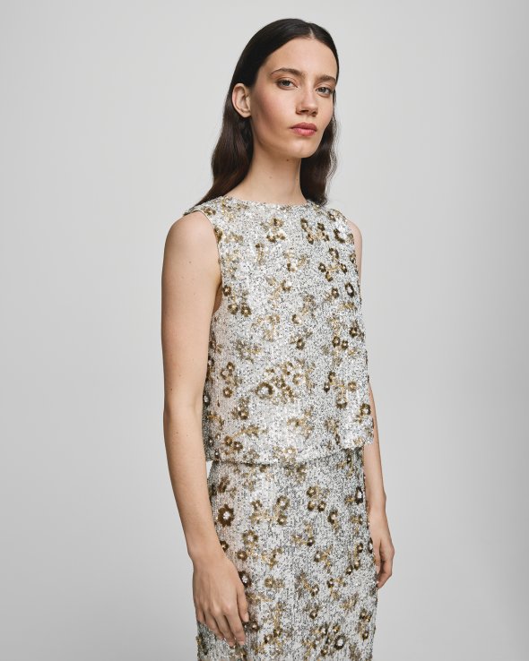 MSCH Copenhagen - MSCHMagnolia SL Top EMB MSCH Copenhagen - MSCHMagnolia SL Top EMB