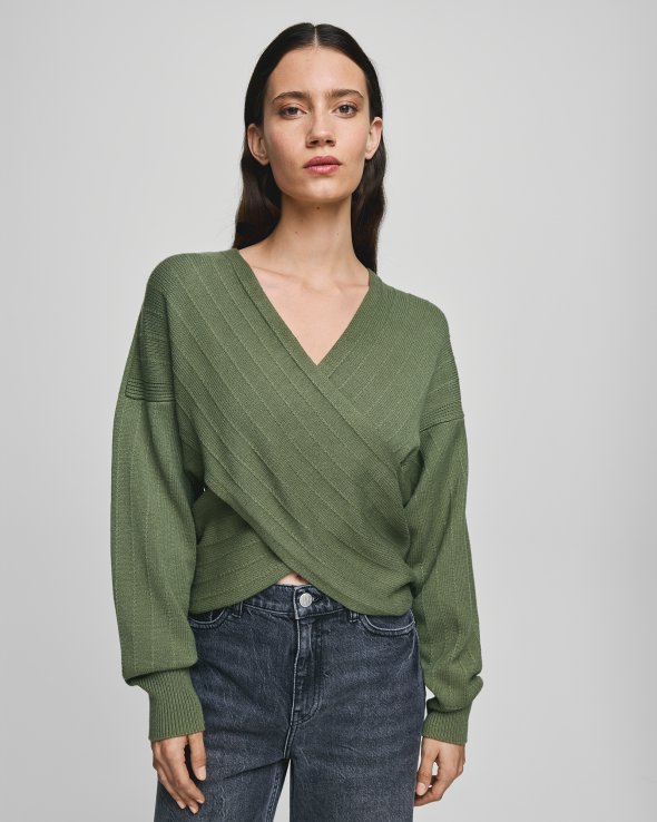 MSCH Copenhagen - MSCHZine Rachelle Wrap Pullover MSCH Copenhagen - MSCHZine Rachelle Wrap Pullover