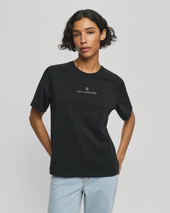 MSCH Copenhagen - MSCHTheana Organic Icon Logo Tee MSCH Copenhagen - MSCHTheana Organic Icon Logo Tee