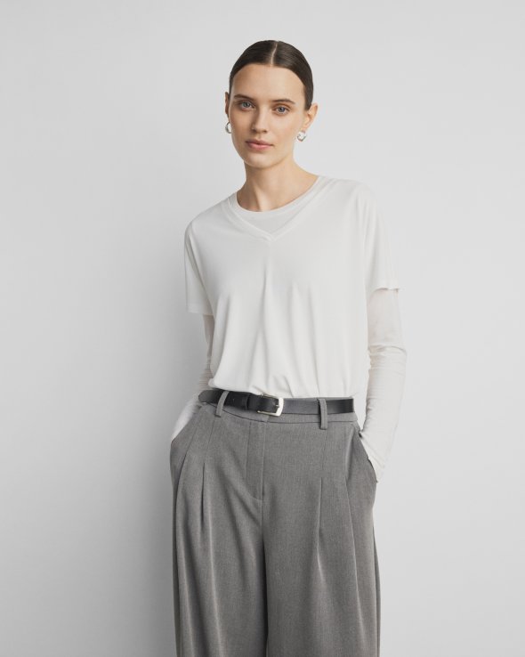 MSCH Copenhagen - MSCHFenya Modal V Neck Tee