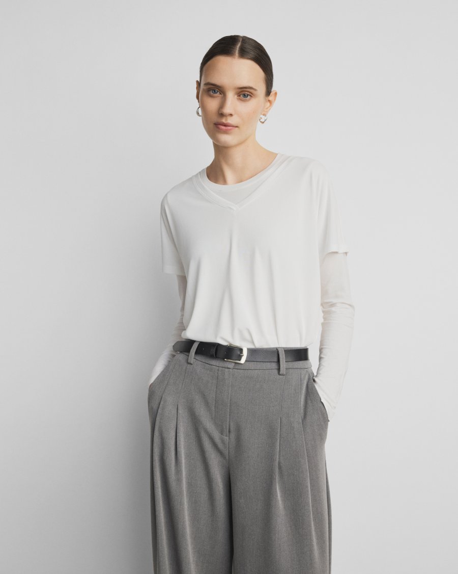 MSCH Copenhagen - MSCHFenya Modal V Neck Tee
