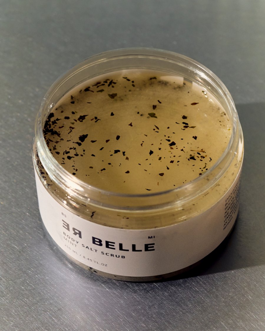 Rebelle Copenhagen - Body Salt Scrub Mint 250 ml